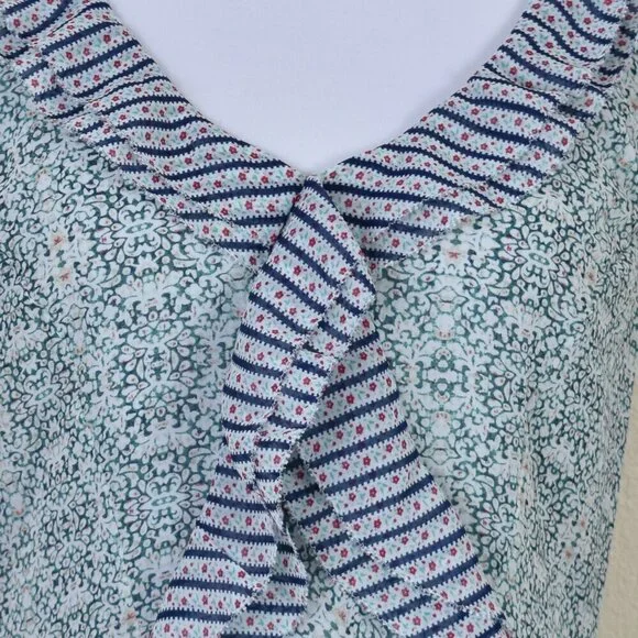 CAbi 5104 Garden Party Maxi Ruffle Dress - 6 - Picture 4 of 11